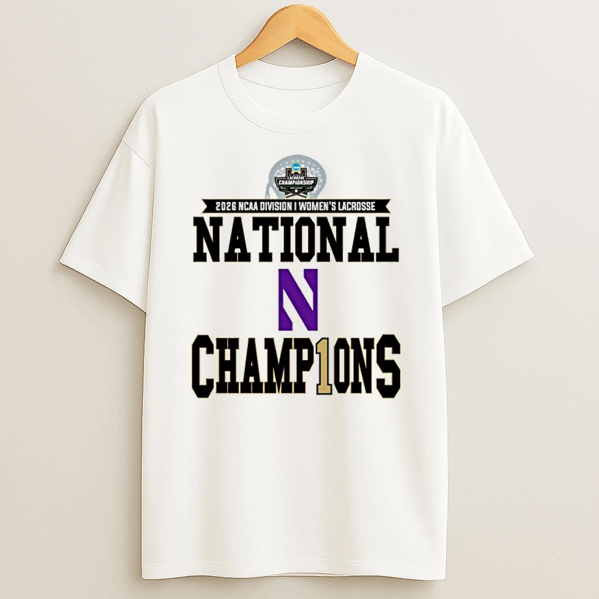 Officials Northwestern Wildcats 2026 Ncaa Division I Womens Lacrosse National Champions Premium T Shirt Sweatshirt Hoodie