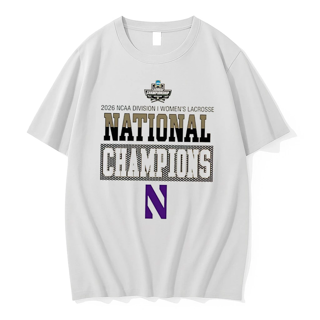 Officials Northwestern Wildcats 2026 Ncaa Womens Lacrosse National Champions Logo Tee Premium T Shirt Sweatshirt Hoodie