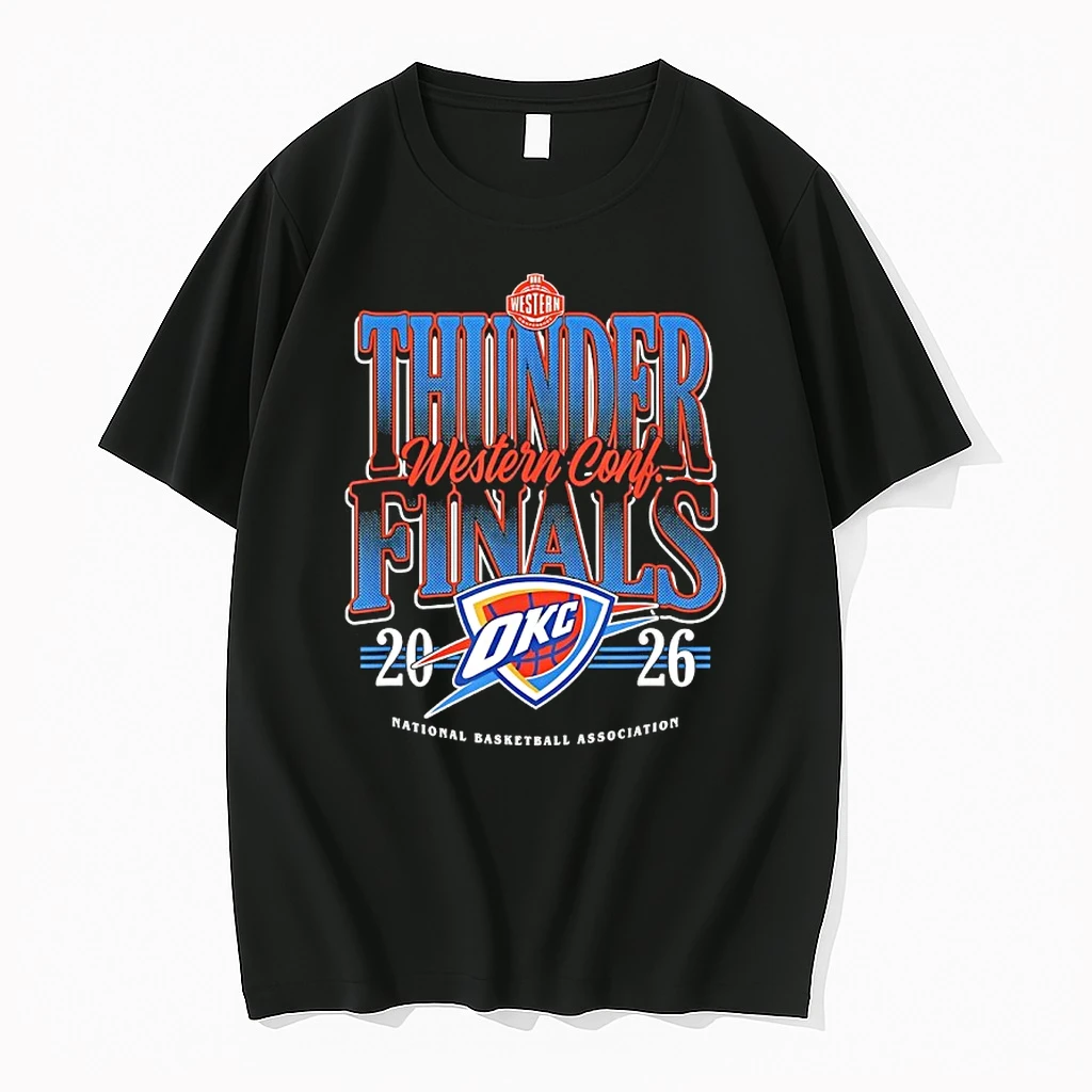 Officials Oklahoma City Thunder 2026 Nba Western Conference Finals Premium T Shirt Sweatshirt Hoodie