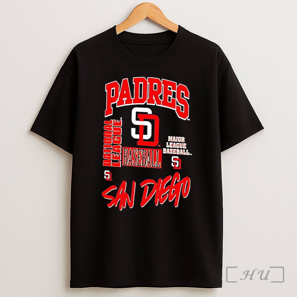 Officials Padres San Diego National League Major League Baseball Sd Logo Tee Premium Shirt Sweatshirt Tee