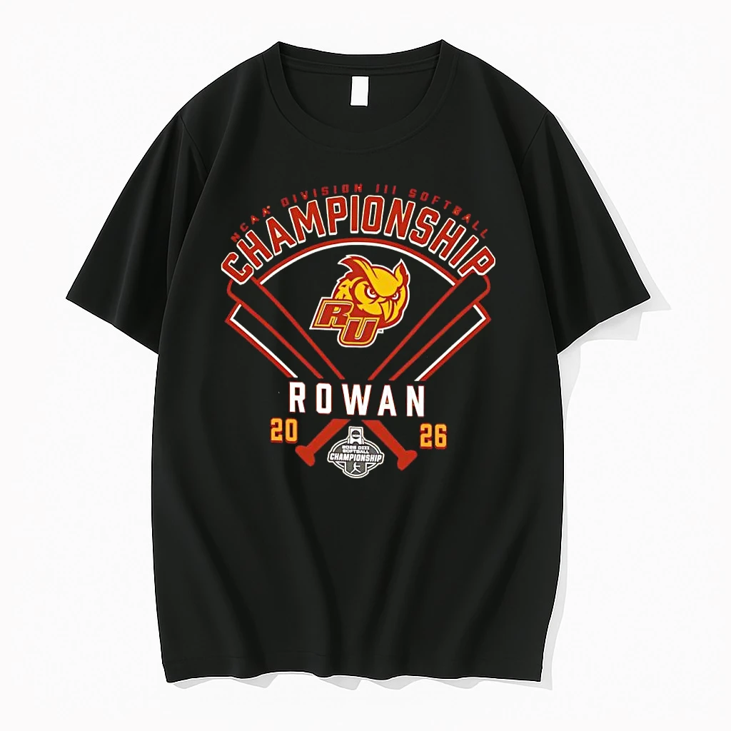 Officials Rowan University Owl Ncaa Division Iii Softball Championship 2026 Premium T Shirt Sweatshirt Hoodie