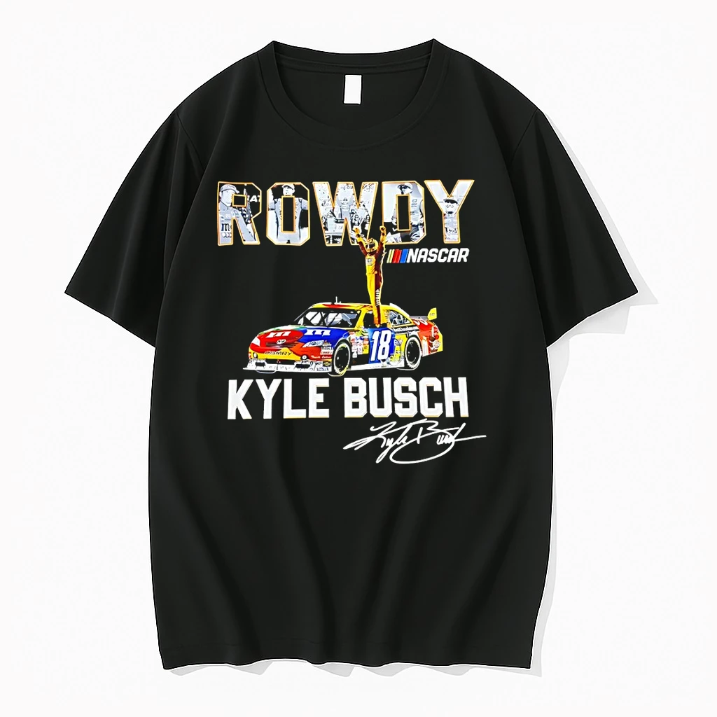 Officials Rowdy Forever Kyle Busch Nascar Legend 1985 2026 Signature Premium T Shirt Sweatshirt Hoodie