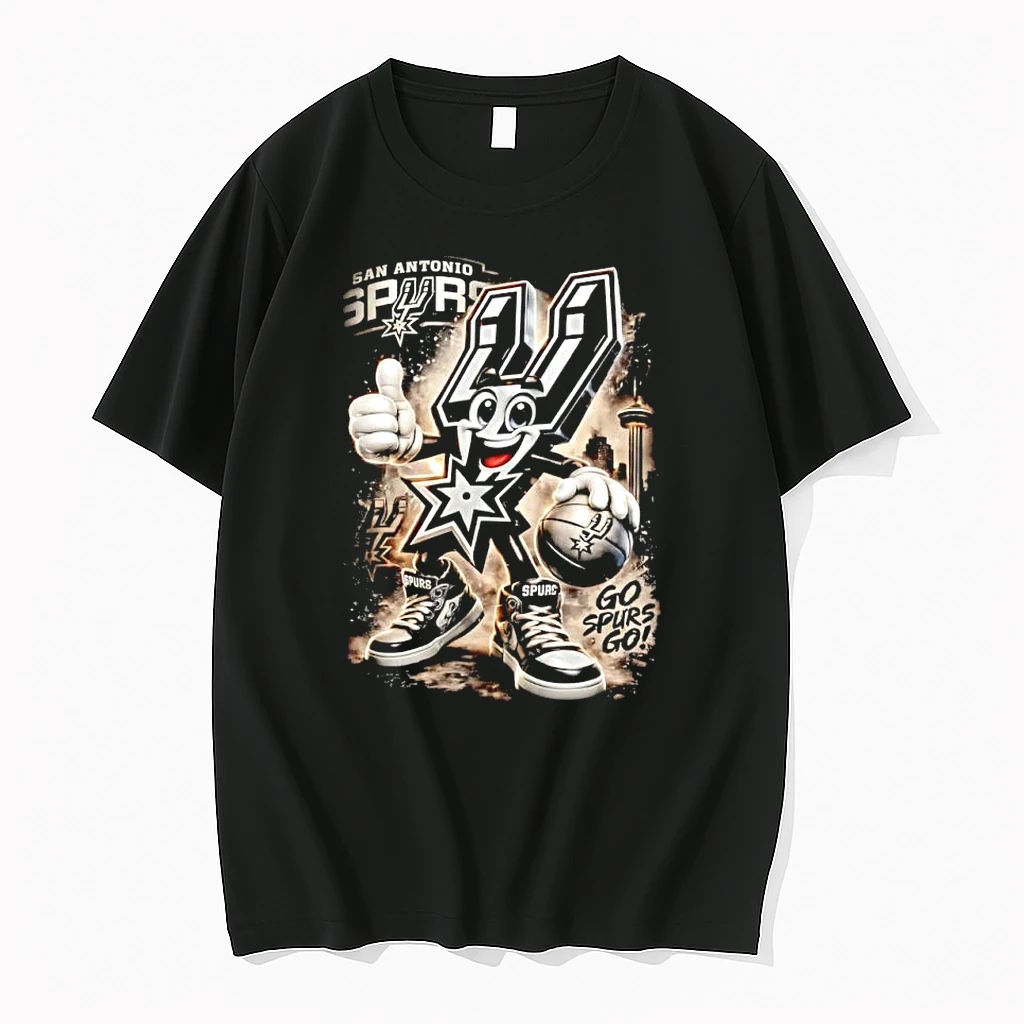 Officials San Antonio Spurs Go Spurs Go Mascot Basketball Thumbs Up Premium T Shirt Sweatshirt Hoodie