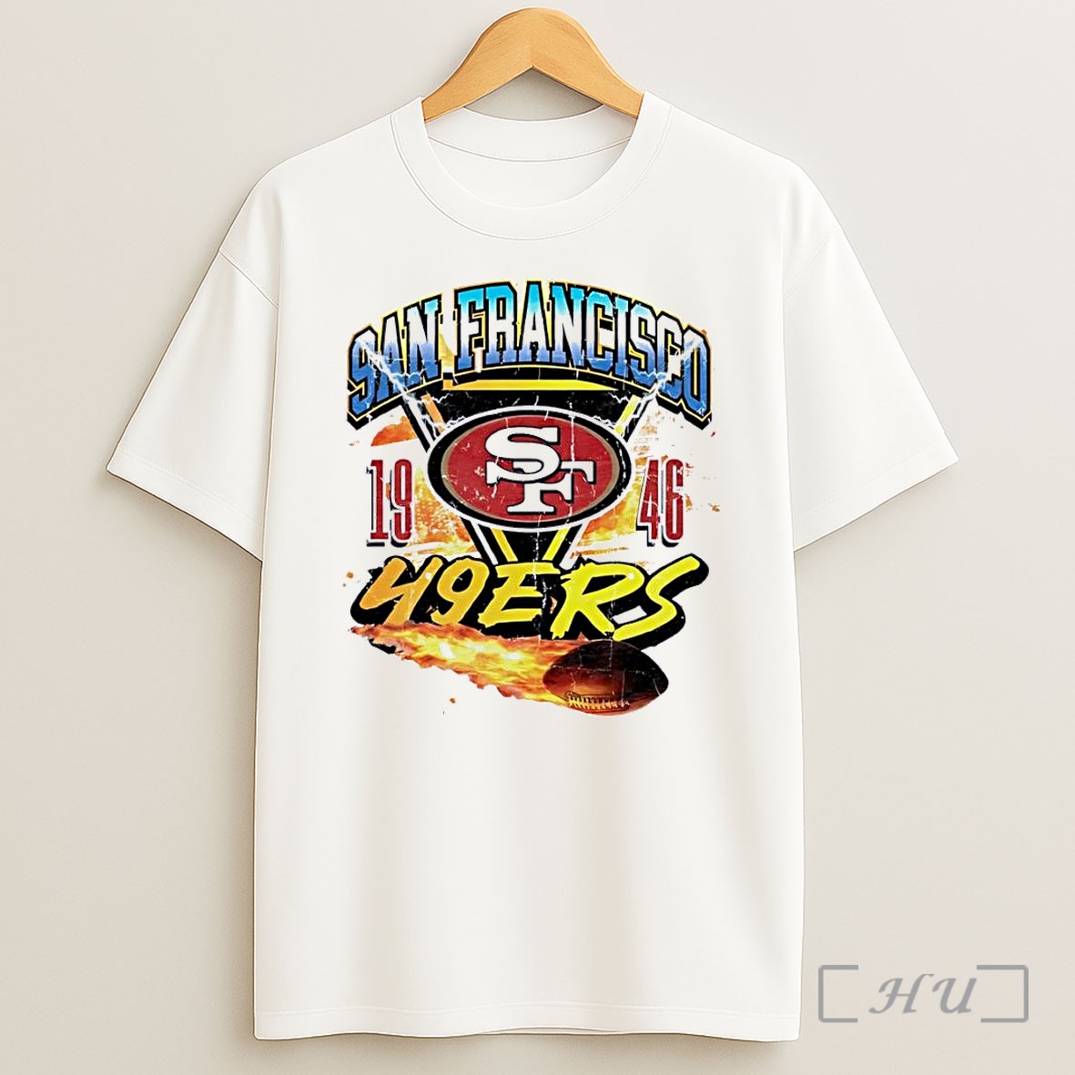 Officials San Francisco 49ers Apparel San Francisco 19 46 49ers Football Team White Premium Shirt Sweatshirt Tee