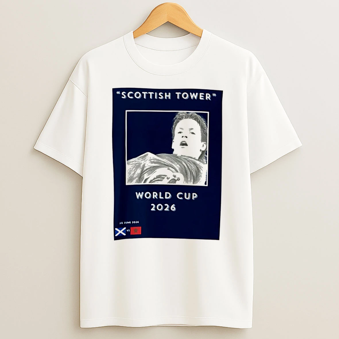 Officials Scottish Tower World Cup 2026 Scotland Vs Morocco Tee Premium T Shirt Sweatshirt Hoodie