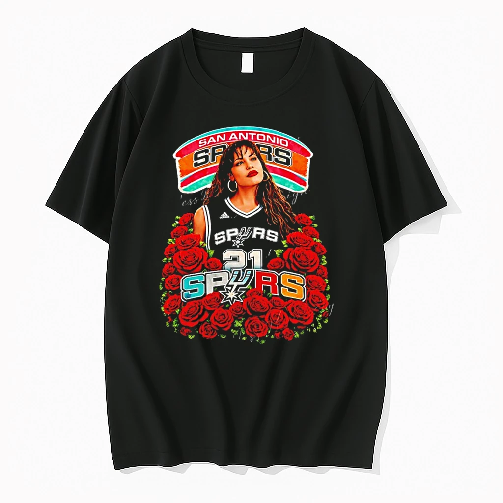 Officials Selena San Antonio Spurs Basketball Go Spurs Go Roses Premium T Shirt Sweatshirt Hoodie