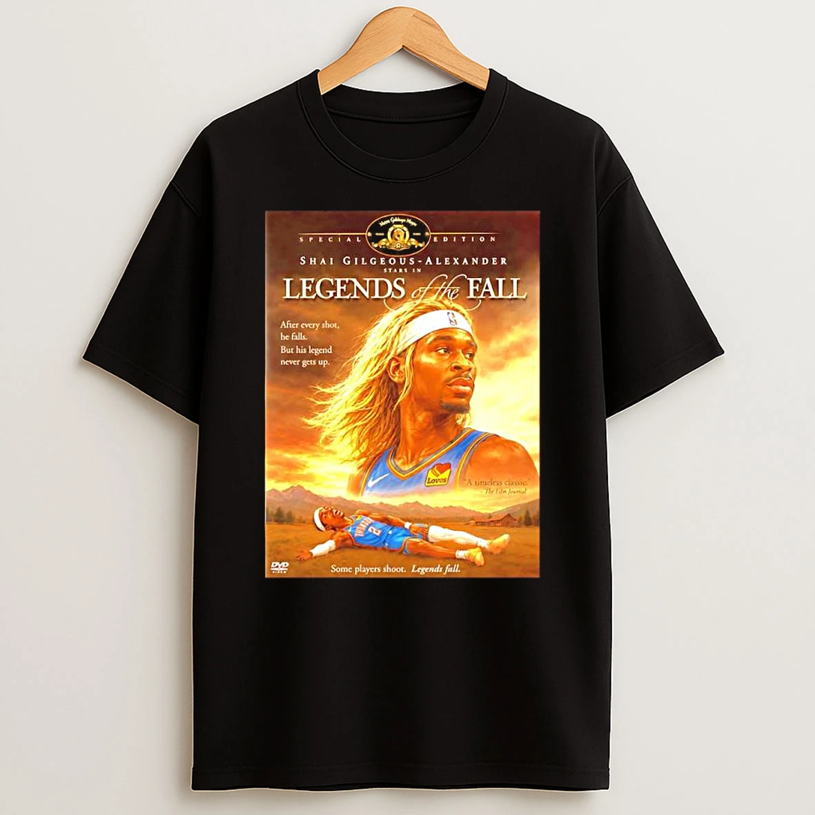 Officials Shai Gilgeous Alexander Legends Of The Fall Funny Basketball Parody Premium T Shirt Sweatshirt Hoodie