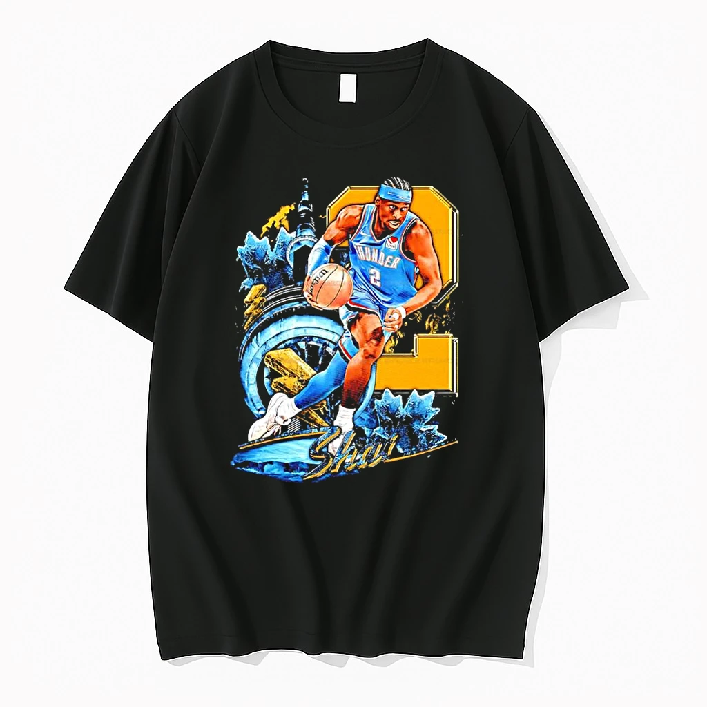 Officials Shai Gilgeous Alexander Oklahoma City Thunder Nba Mvp Number 2 Retro Premium T Shirt Sweatshirt Hoodie