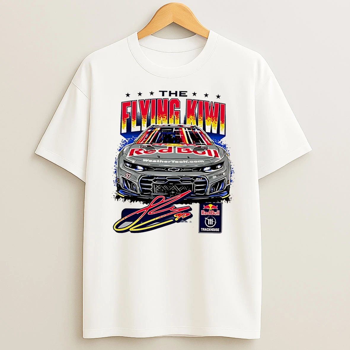 Officials Shane Van Gisbergen San Diego Red Bull Flying Kiwi Tee Premium T Shirt Sweatshirt Hoodie