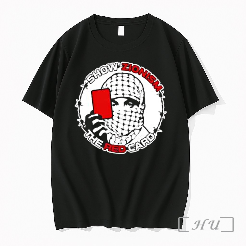 Officials Show Zionism The Red Card Premium Shirt Sweatshirt Tee