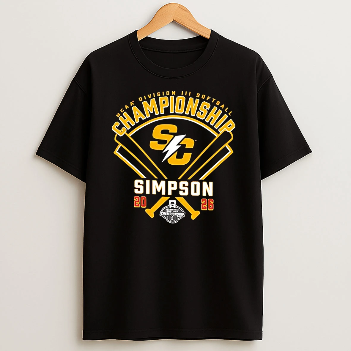 Officials Simpson Sc 2026 Ncaa Division Iii Softball Championship Premium T Shirt Sweatshirt Hoodie