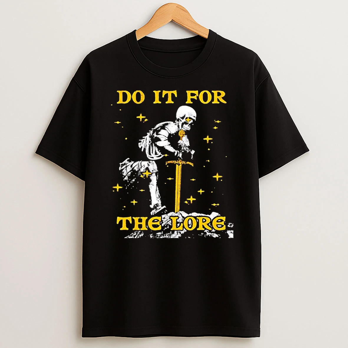 Officials Skeleton Knight Do It For The Lore Premium T Shirt Sweatshirt Hoodie
