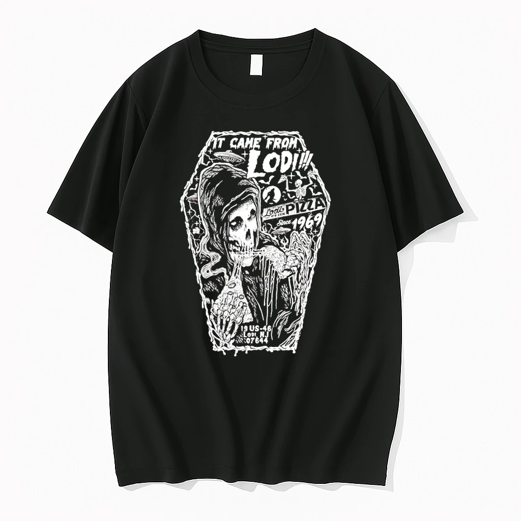 Officials Skeleton Pizza It Came From Lodi Since 1969 Premium T Shirt Sweatshirt Hoodie
