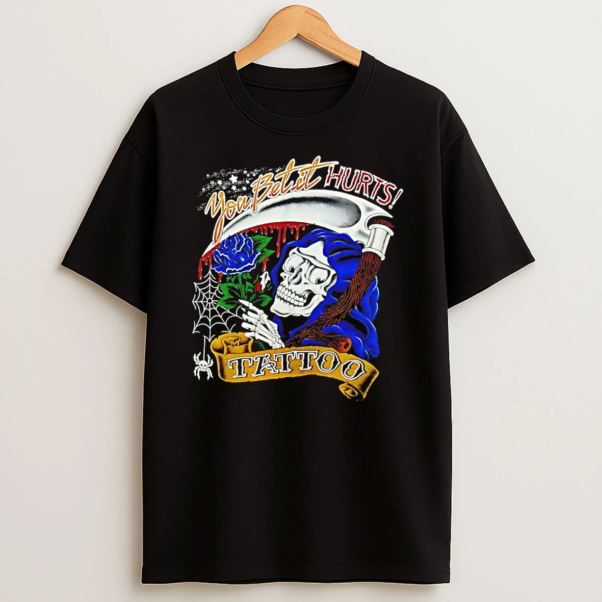 Officials Skeleton Rose You Belit Hurts Tattoo Premium T Shirt Sweatshirt Hoodie