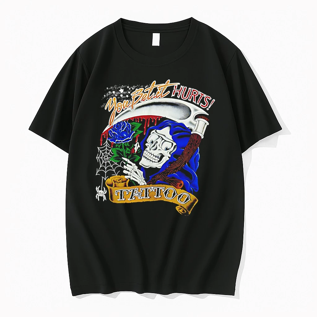 Officials Skeleton Rose You Belit Hurts Tattoo Tee Premium T Shirt Sweatshirt Hoodie