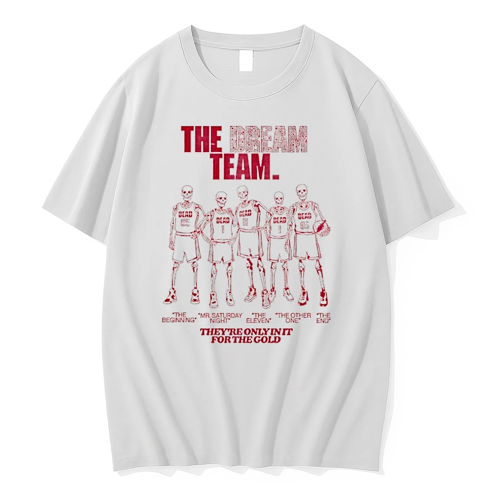 Officials Skeleton The Dream Team Theyre Only In It For The Gold Baketball Premium T Shirt Sweatshirt Hoodie