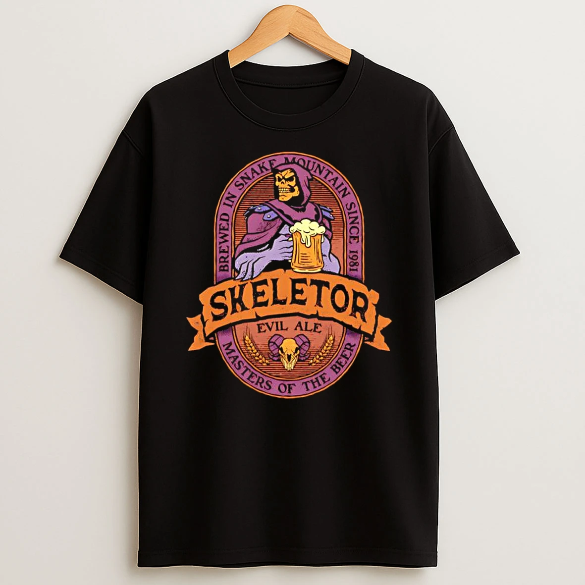 Officials Skeletor Evil Ale Masters Of The Beer Brewed In Snake Mountain Premium T Shirt Sweatshirt Hoodie