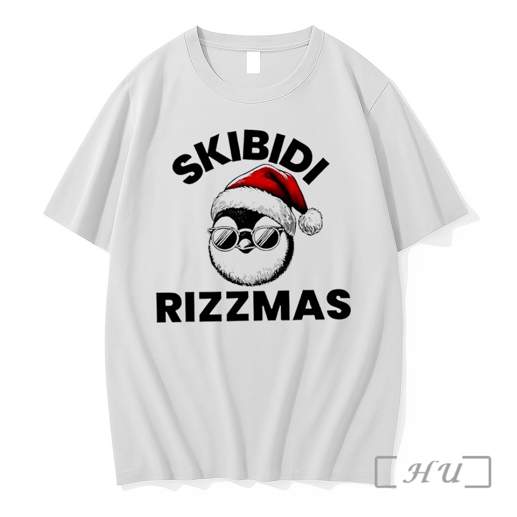 Officials Skibidi Rizzmas Funny Christmas Penguin Premium Shirt Sweatshirt Tee