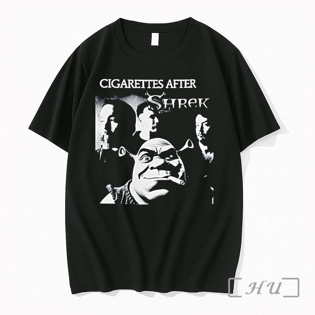 Officials Smutty Memories Shrek Smoking Cigarettes After Shrek Premium Shirt Sweatshirt Tee