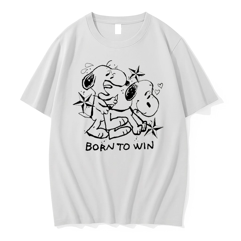 Officials Snoopy Born To Win Stars Hearts Premium T Shirt Sweatshirt Hoodie