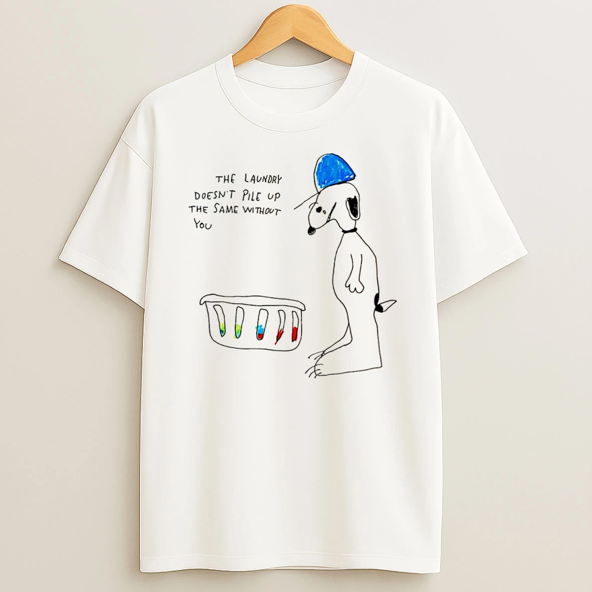 Officials Snoopy The Laundry Doesnt Pile Up The Same Without You Paint Tee Premium T Shirt Sweatshirt Hoodie