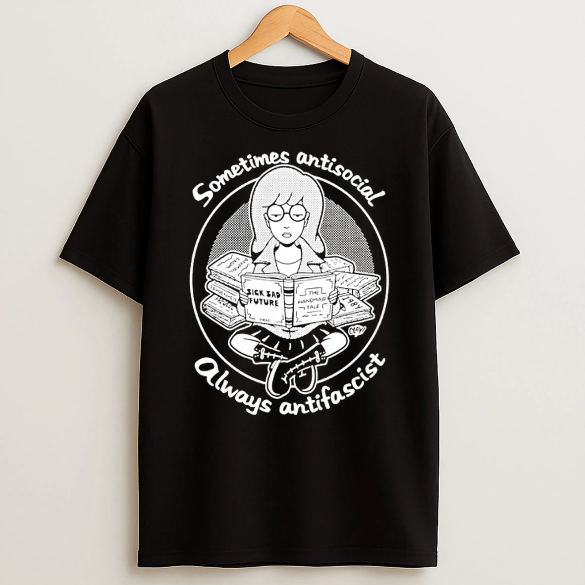 Officials Sometimes Antisocial Always Antifascist Sick Sad Future The Handmad Tale Premium T Shirt Sweatshirt Hoodie