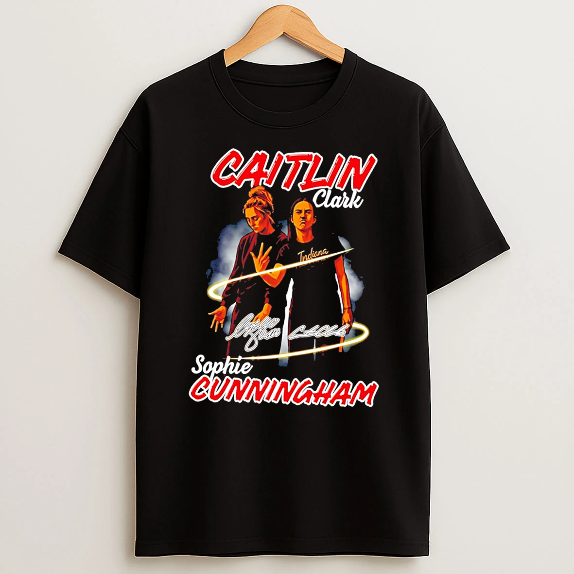 Officials Sophie Cunningham Caitlin Clark Indiana Fever Fan Bootleg Tee Premium T Shirt Sweatshirt Hoodie