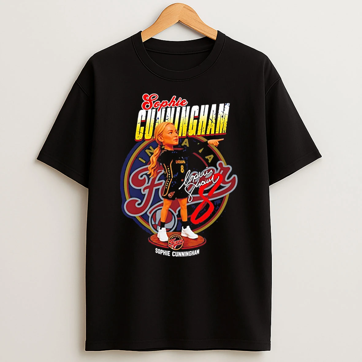 Officials Sophie Cunningham Indiana Fever Bobblehead 1 Tee Premium T Shirt Sweatshirt Hoodie
