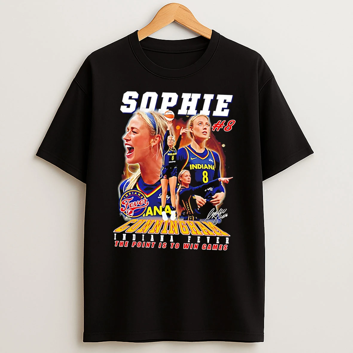 Officials Sophie Cunningham Indiana Fever The Point Is To Win Games 3 Tee Premium T Shirt Sweatshirt Hoodie