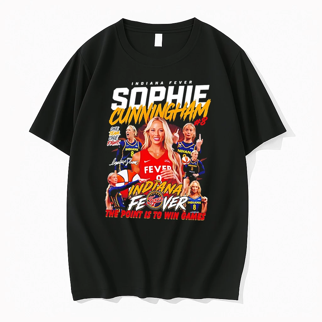 Officials Sophie Cunningham Indiana Fever The Point Is To Win Games Tee Premium T Shirt Sweatshirt Hoodie