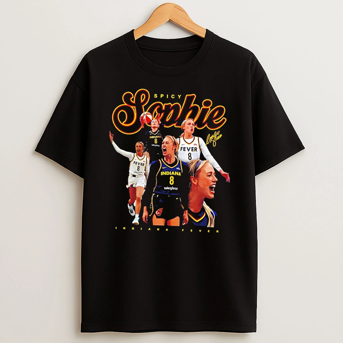 Officials Spicy Sophie Indiana Fever Wnba Basketball Tee Premium T Shirt Sweatshirt Hoodie