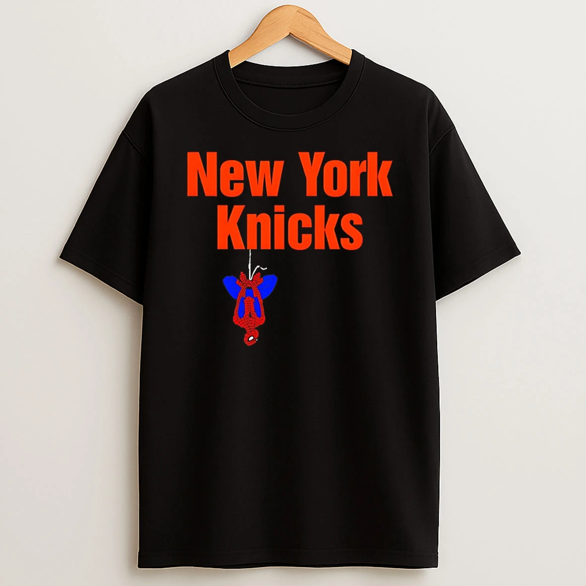 Officials Spidey Celly Spiderman New York Knicks Basketball Nba 2026 Premium T Shirt Sweatshirt Hoodie