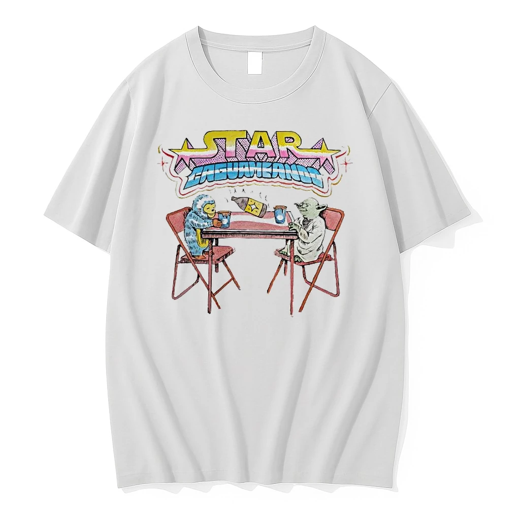 Officials Star Chewmeando Yoda And Wampa Drinking Premium T Shirt Sweatshirt Hoodie