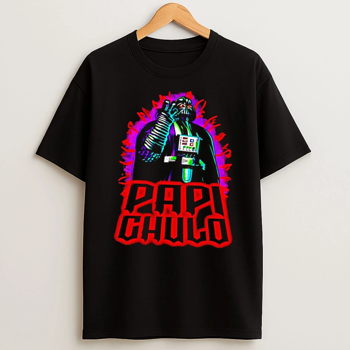 Officials Star Wars Darth Vader Papi Chulo Black Premium T Shirt Sweatshirt Hoodie