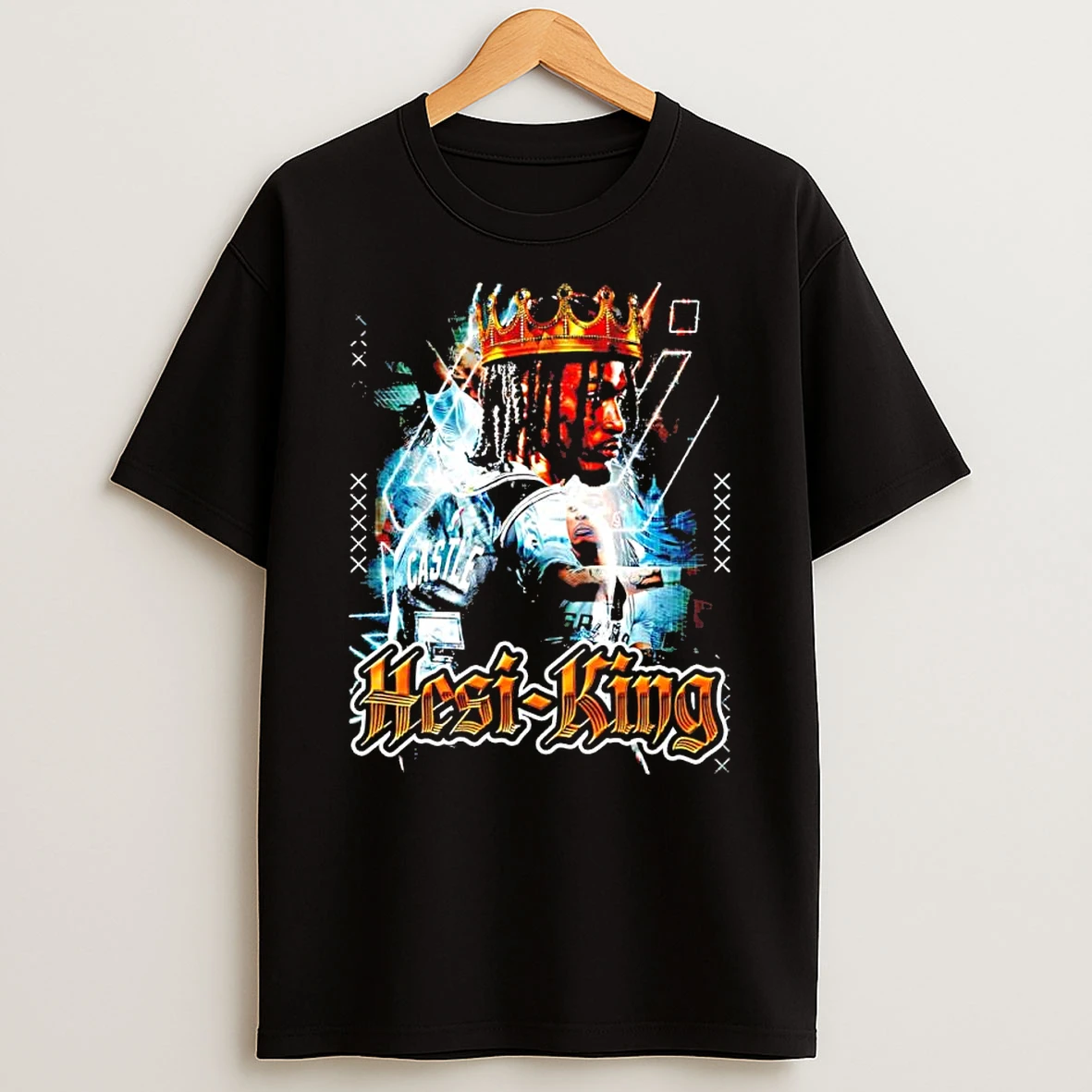 Officials Stephon Castle The Hesi King Of Basketball San Antonio Spurs Playoffs 2026 Premium T Shirt Sweatshirt Hoodie