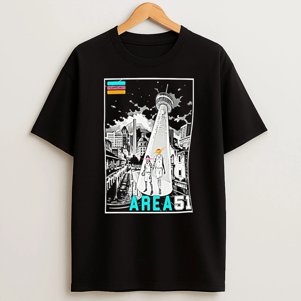Officials Stephon Castle Victor Wembanyama Area 51 Spurs Basketball Premium T Shirt Sweatshirt Hoodie