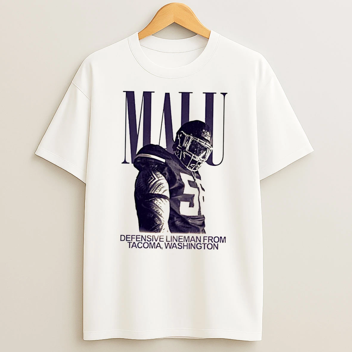 Officials Taa Malu Defensive Lineman From Tacoma Washington Tee Premium T Shirt Sweatshirt Hoodie
