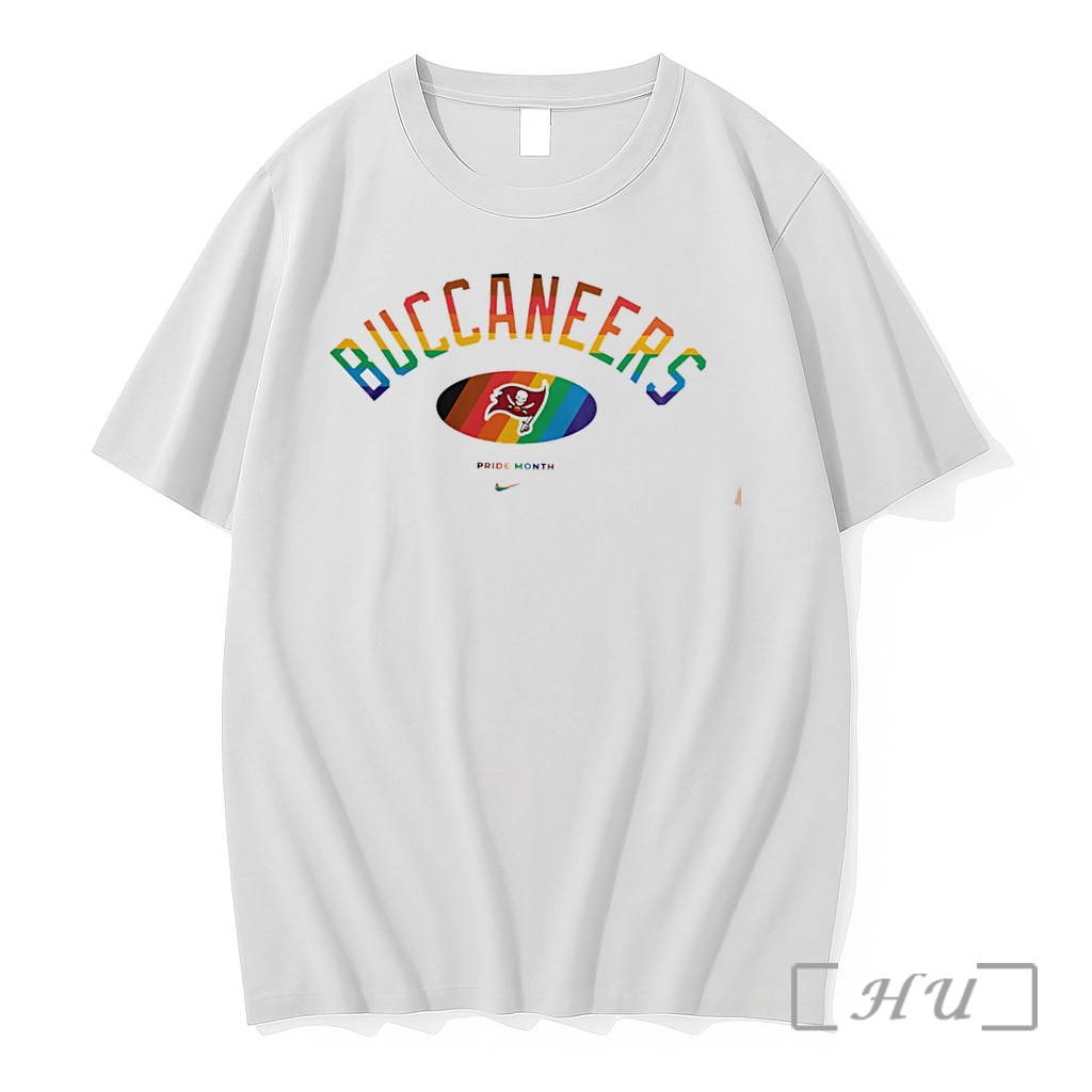 Officials Tampa Bay Buccaneers Pride Month Rainbow Logo Tee Premium Shirt Sweatshirt Tee