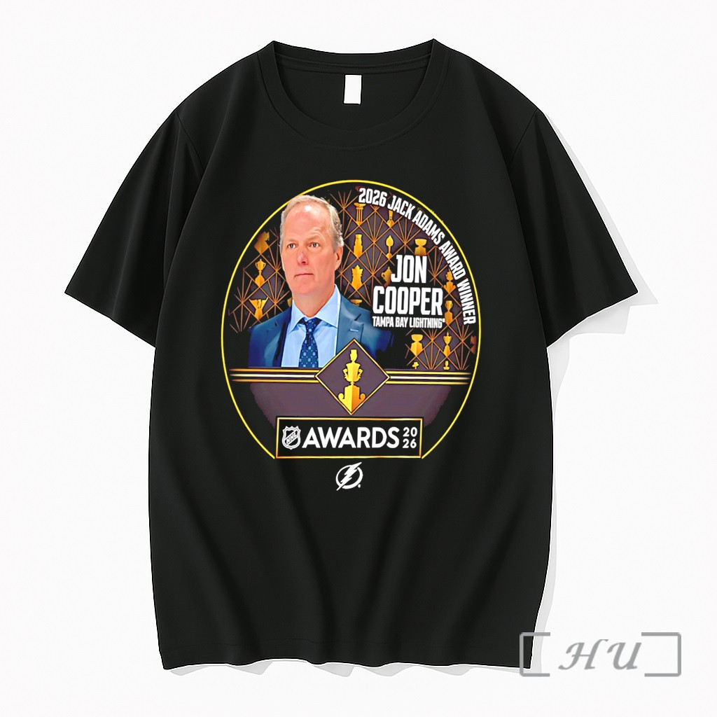 Officials Tampa Bay Lightning Jon Cooper 2026 Jack Adams Award Tee Premium Shirt Sweatshirt Tee