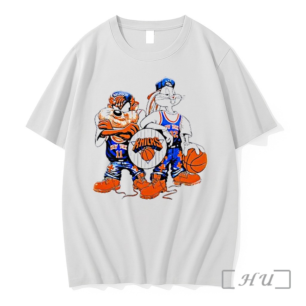 Officials Taz Bugs Bunny Jalen Brunson Karl Anthony Towns New York Knicks Nba Premium Shirt Sweatshirt Tee