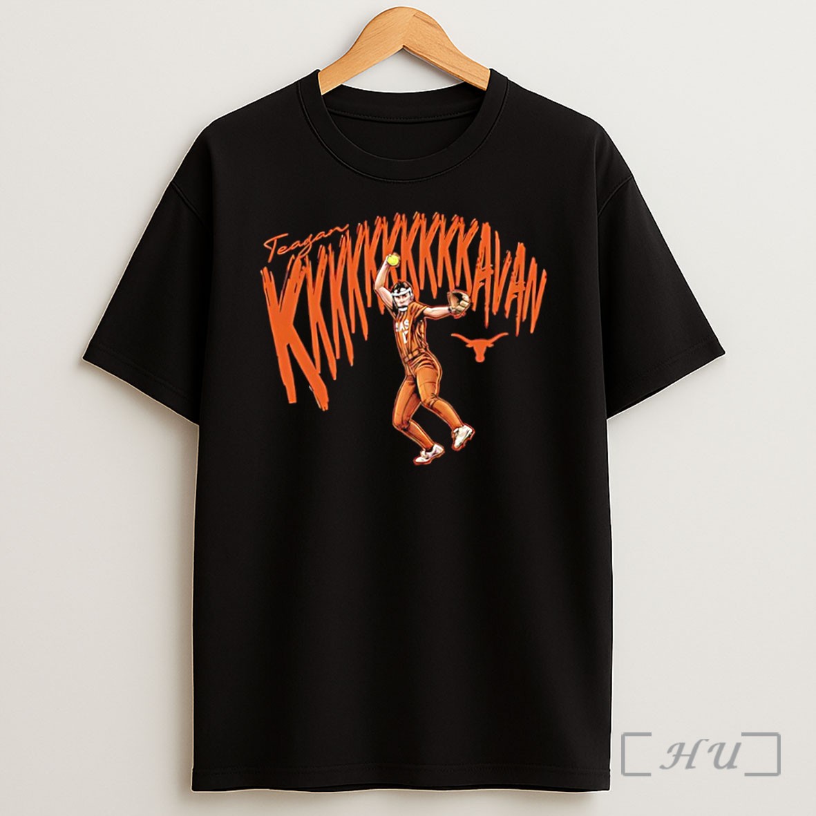 Officials Teagan Kavan 10 Texas Longhorns Strikeouts Caricature Premium Shirt Sweatshirt Tee