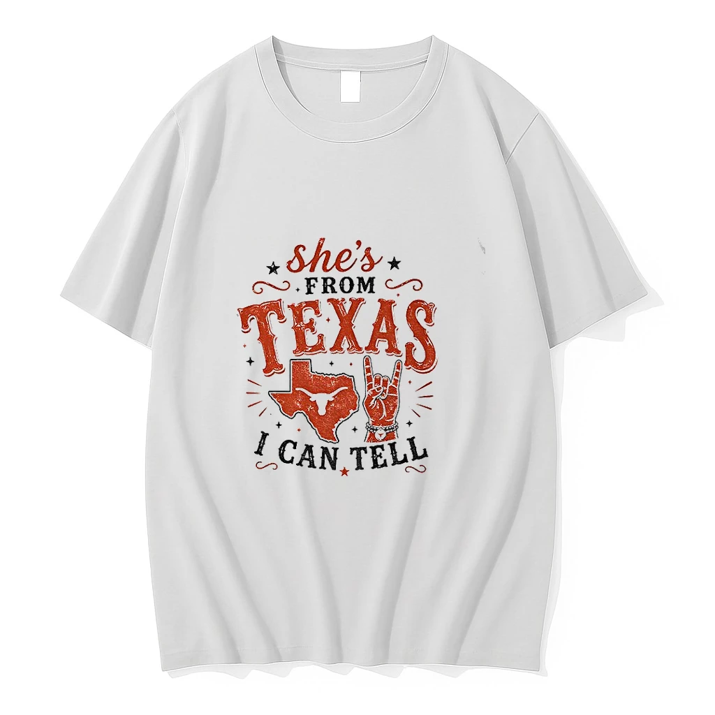 Officials Texas Longhorn Shes From Texas I Can Tell 2026 Texas Map Premium T Shirt Sweatshirt Hoodie