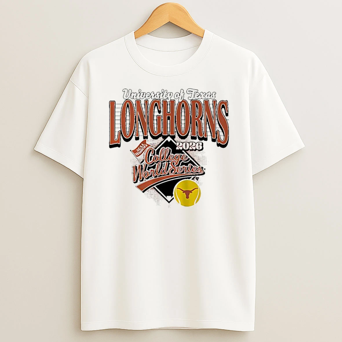 Officials Texas Longhorns Ncaa Womens College World Series 2026 Collegiate Softball Premium T Shirt Sweatshirt Hoodie