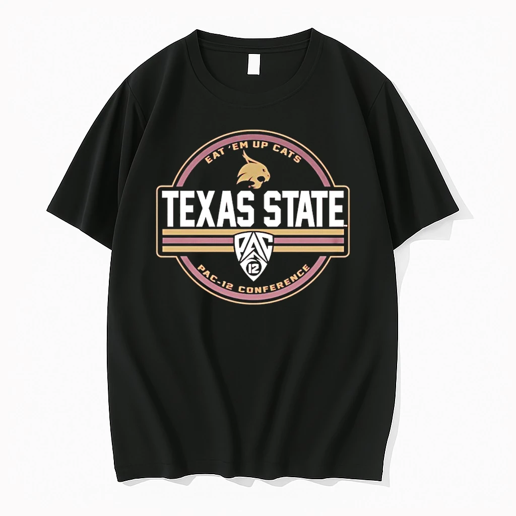 Officials Texas State University Pac 12 Conference Eat Em Up Cats Premium T Shirt Sweatshirt Hoodie