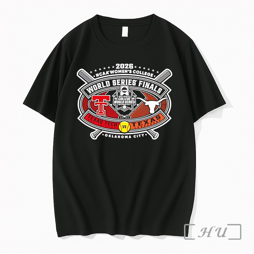 Officials Texas Tech Red Raiders Vs Texas Longhorns 2026 Ncaa Womens College World Series Premium Shirt Sweatshirt Tee