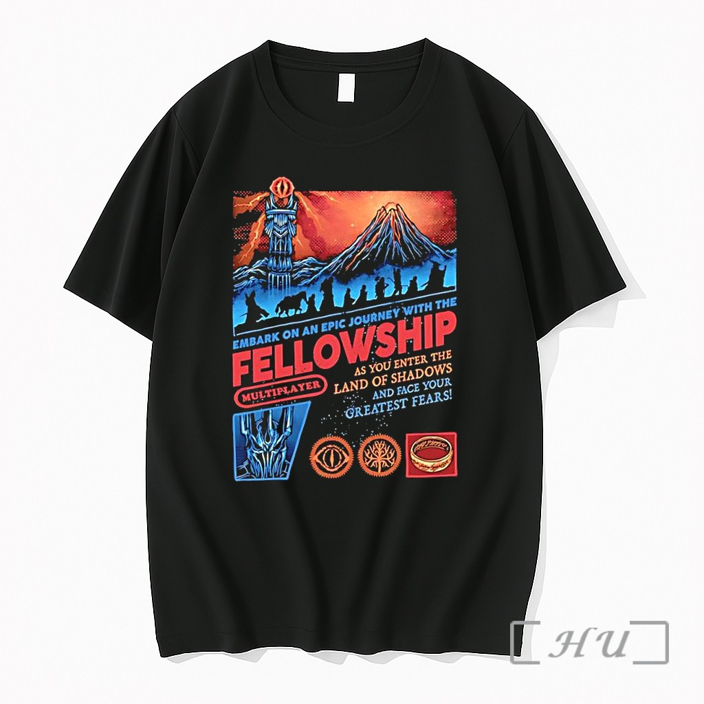 Officials The Fellowship Of The Ring Lord Of The Rings Embark On An Epic Journey Silhouette Premium Shirt Sweatshirt Tee