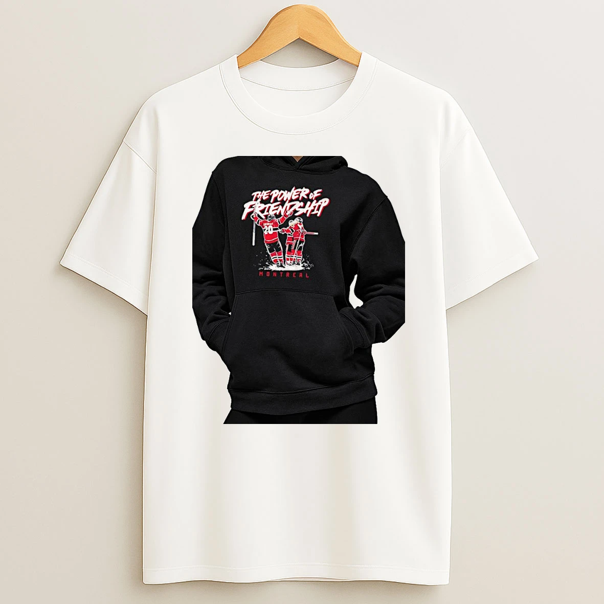 Officials The Power Of Friendship Hockey Players Slafkovsky 20 Montreal Premium T Shirt Sweatshirt Hoodie