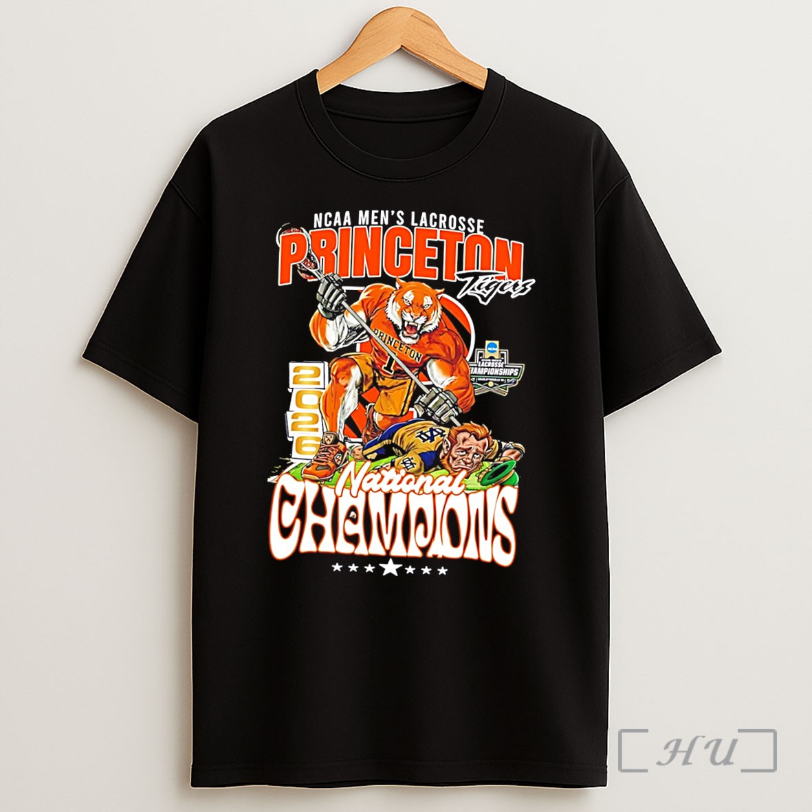 Officials The Princeton Tigers 2026 Lacrosse National Champions Mascot Tee Premium Shirt Sweatshirt Tee