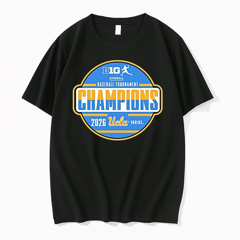 Officials Ucla Bruins 2026 Big Ten Baseball Tournament Champions Locker Room Premium T Shirt Sweatshirt Hoodie