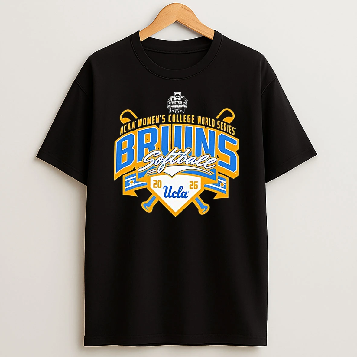 Officials Ucla Bruins Ncaa Womens College World Series Bruins Softball 2026 Premium T Shirt Sweatshirt Hoodie